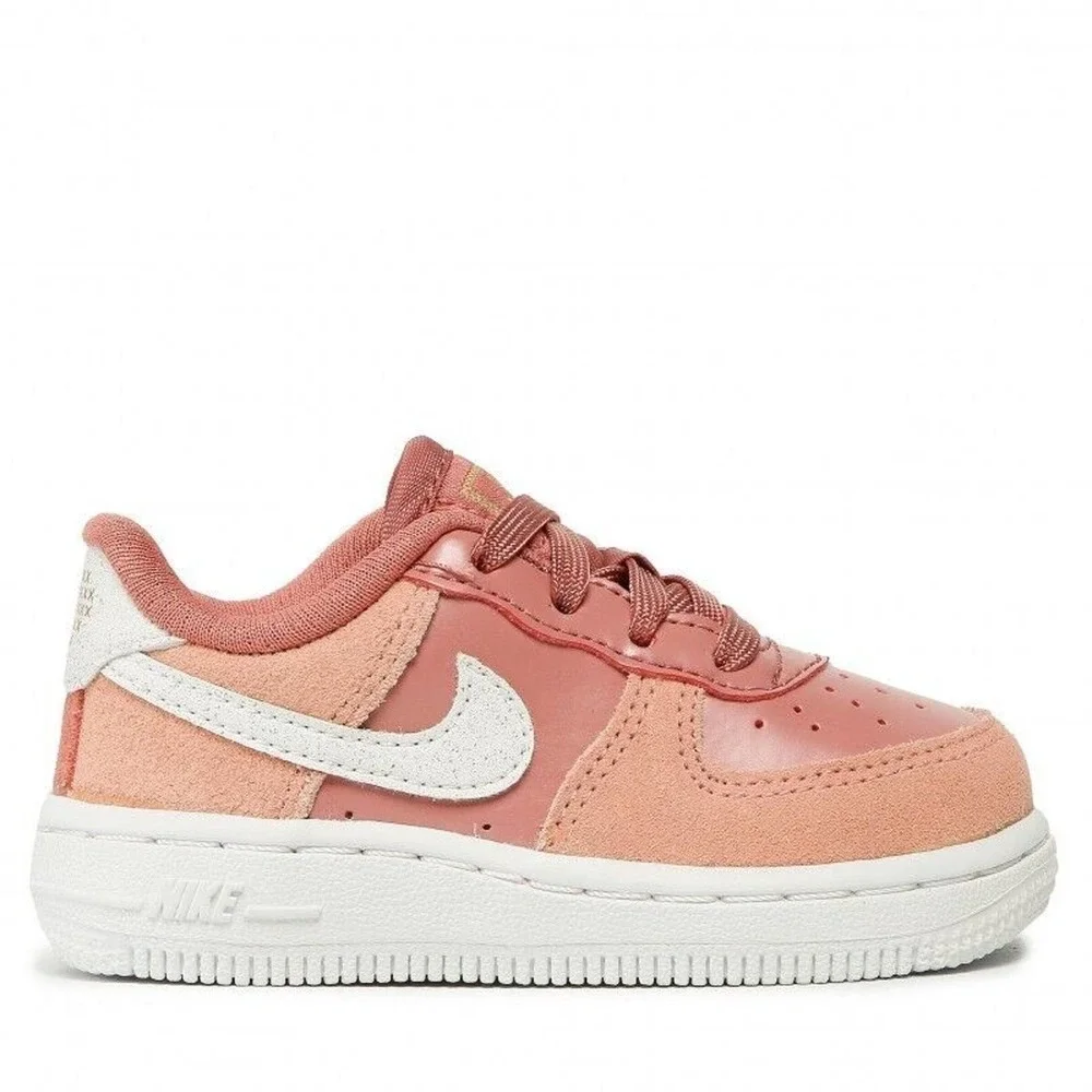 Nike Toddler‎ Baby Air Force 1 TD CD7417 600 Pink Quartz Sneaker Shoe Size 6C
